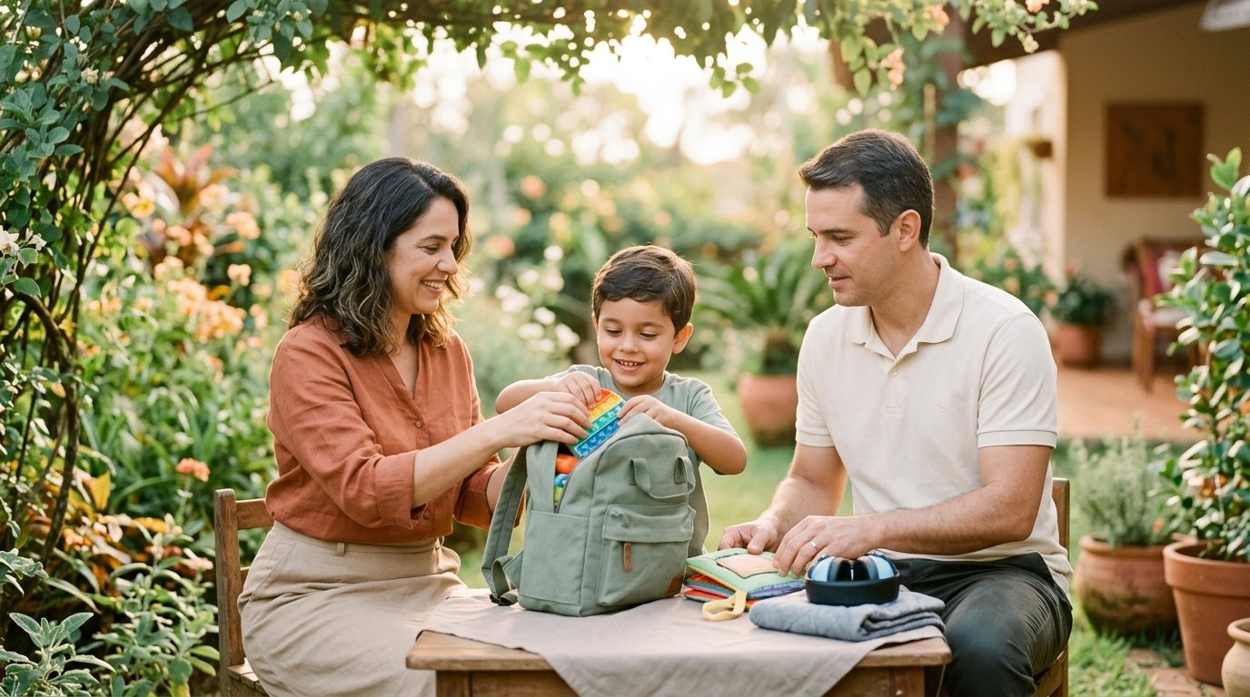 Como preparar a mochila sensorial para o primeiro dia de aula do seu filho autista